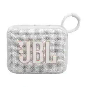 JBL Go 4 White Ultra-Portable Waterproof Bluetooth Speaker | Clean Look & Powerful Sound