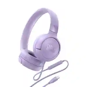 JBL T520C USB-C Purple Hi-Res Wired On-Ear Headphones with Mic | Qatar