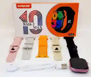 WISME WS10-3MAX Smart Watch with Large HD Display, Health Monitoring & Bluetooth Calling