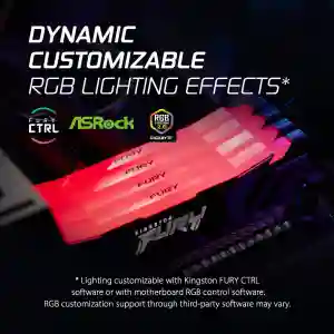 Kingston FURY Renegade Silver/Black RGB DDR5 32GB (2x16GB) 6400MHz Desktop Memory