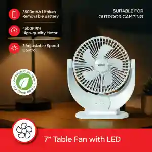 Sanford Rechargeable Mini Fan SF6669MFN