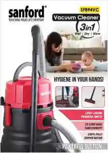 Sanford Vacuum Cleaner 23 Litre 1450 Watts SF894VC BS