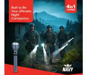 Sanford Rechargeable LED Search Light Combo 4 in 1 (2SC+2SC+2SC+2SC) SF6193SLC BS