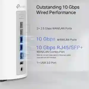 TP-Link Deco BE85 (2-Pack) Whole Home Mesh Wi-Fi 7 System Tri-Band