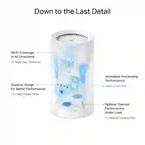 TP-Link Deco BE85 (2-Pack) Whole Home Mesh Wi-Fi 7 System Tri-Band