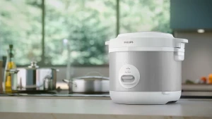 Philips Rice Cooker HD3008/30 1.8L Silver
