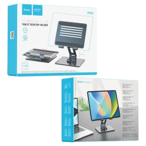 Hoco PH52 Mighty Rotating Desktop Stand – Adjustable 360° Stand for Laptop, Tablet & iPad