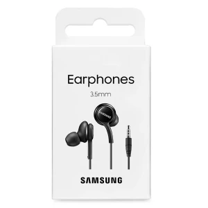 Samsung 3.5mm Earphone Black | Clear Sound & Comfort Fit (EO-IA500BBEGWW)