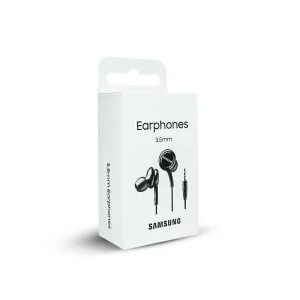Samsung 3.5mm Earphone Black | Clear Sound & Comfort Fit (EO-IA500BBEGWW)