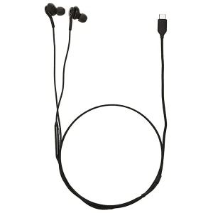 Samsung Type-C Earphone Black | Clear Sound & Comfort Fit (EO-IC100BBEGAE)