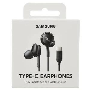 Samsung Type-C Earphone Black | Clear Sound & Comfort Fit (EO-IC100BBEGAE)