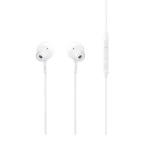 Samsung Type-C Earphone White | Clear Sound & Comfort Fit (EO-IC100BWEGAE)