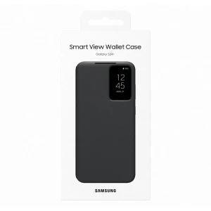 Galaxy S24 Plus Smart View Wallet Case Black | Official Protective Cover (EF-ZS926CBEGWW)