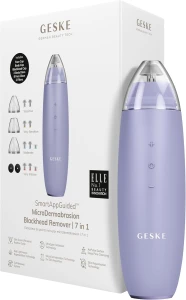 GESKE MicroDermabrasion Blackhead Remover 7 in 1 Purple GK000012PL01
