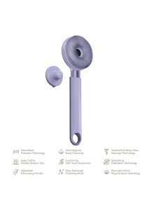 GESKE Sonic LED Full-Body Brush 9 in 1 Purple GK000708PL01
