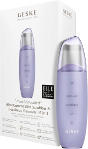 GESKE MicroCurrent Skin Scrubber Blackhead Remover 9 in 1 Purple GK000044PL01