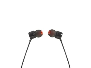 JBL T110 Black Wired In Ear Headphones