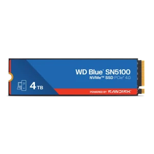 Western Digital WD Blue SN5100 NVMe SSD 4TB PCIe Gen 4.0 M.2 2280 WDS400T5B0E