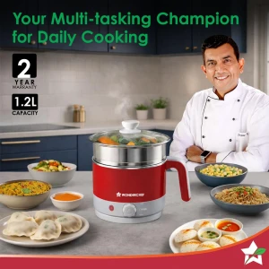 WONDERCHEF Multicook Kettle 1.2L 1000W Red 63153696