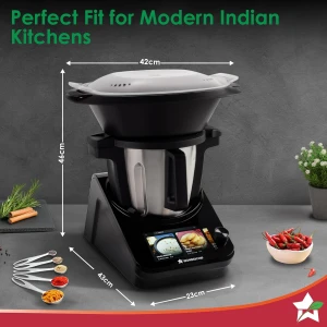 WONDERCHEF Kitchen Robot All In One Black Steel 63154896