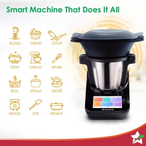 WONDERCHEF Kitchen Robot All In One Black Steel 63154896
