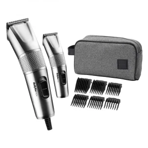 BaByliss 7755PSDE Mains Hair Clipper with Mini Trimmer Stainless Steel Blades
