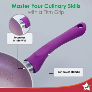 Wonderchef Fry Pan Royal Velvet 24 cm – Purple – 63152115