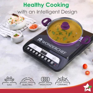 Wonderchef Wok with Lid Royal Velvet 24 cm – Purple – 63152112