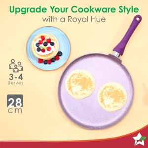 Wonderchef Dosa Tawa Royal Velvet 28 cm – Purple – 63152111