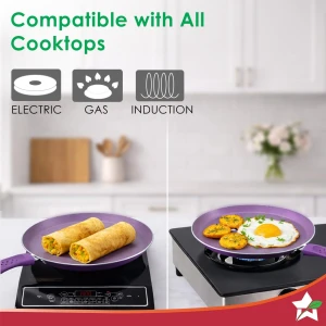 Wonderchef Dosa Tawa Orchid 28 cm – Purple – 63152754