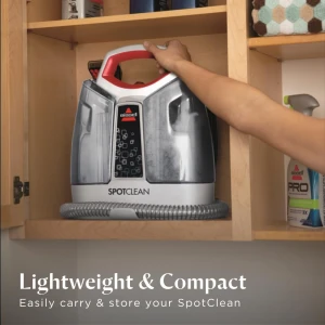BISSELL Portable Spot Clean Wet & Dry 330W Carpet & Upholstery Cleaner 3698E