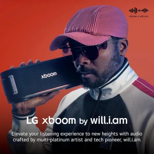 LG BOUNCE AARELBK Portable Bluetooth Speaker