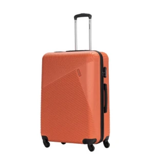 VIPTOUR ABS Hard Side 4 Piece Spinner Luggage Set Reddish Orange VT-A390