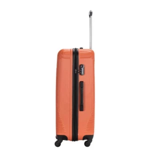 VIPTOUR ABS Hard Side 4 Piece Spinner Luggage Set Reddish Orange VT-A390