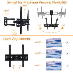 STARGOLD Swivel 26-55" TV Bracket SG-826MTB