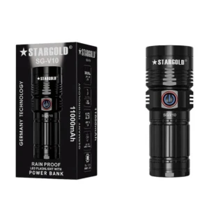 STARGOLD 20W High Power LED Flashlight SG-V10 Rechargeable Torch