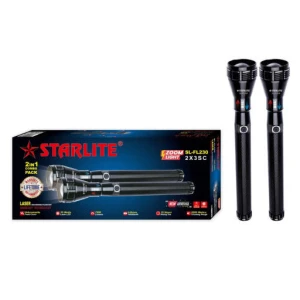 STARLITE Zoom Light 2x3SC Combo SL-FL230 Rechargeable LED Flashlight