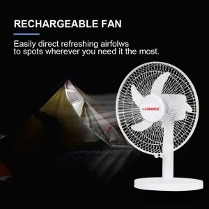 STARGOLD Rechargeable Fan 2 in 1 10" SG-4062 Portable Battery Operated Fan