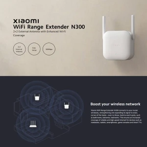 XIAOMI WiFi Range Extender N300 UK MI WiFi Extender N300