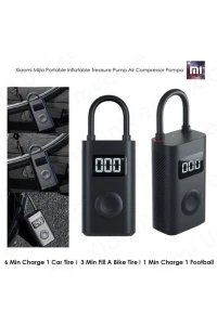 Mijia Compact Portable Electric Air Compressor – Smart Digital Tire Inflator