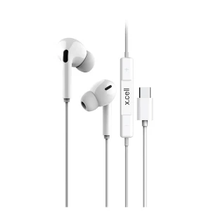 XL Stereo Wired USB-C In-Ear Headset White | XL-HS-103C-WHI