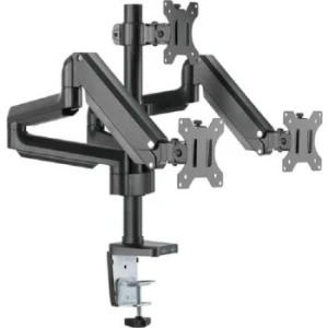 Twisted Minds Triple Monitor Arm 27 Inch Gas Spring USB 360° Rotation Black TM-26-C018UP