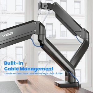 Twisted Minds TM-26-C012 Dual Monitor Arm 17–32 Inch Gas Spring Aluminum Mount