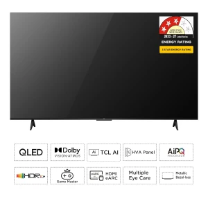 TCL 65 Inch 4K QLED Google TV HDR10+ 65T6D