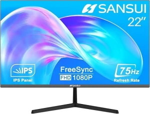 SANSUI Computer Monitor 22 Inch IPS FHD 1080P 75Hz ES-22X3