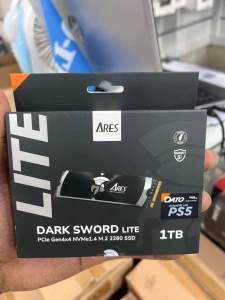 ARES Dark Sword Lite 1TB PCIe Gen4 NVMe M.2 SSD Gen4x4 NVMe 1.4