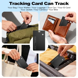 Smart Tracker Card for Apple Find My & Android Find Hub