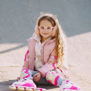 Green Lion Kids Anti Blue Light Eyewear Pink Protective Glasses for Children