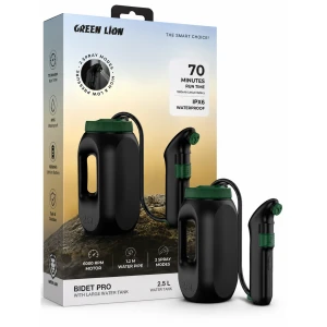 Green Lion Bidet Pro with Large Water Tank Black