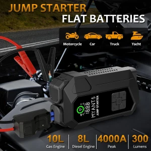 Car Jump Starter and Air Inflator HJ101 Portable Emergency Car Battery Booster